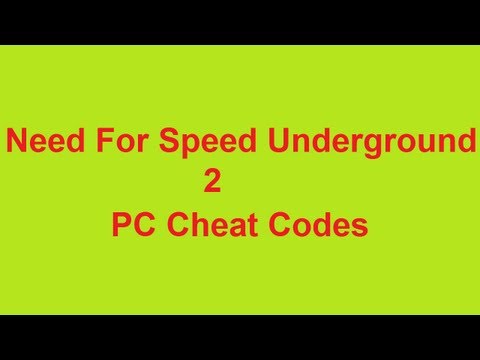 need for speed underground 2 unlock everything mod